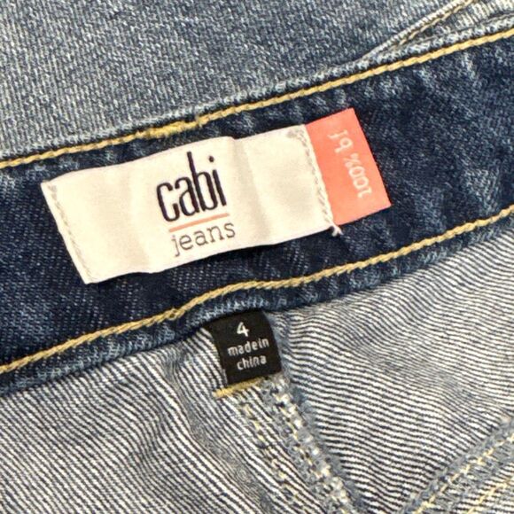 CAbi 100% bf jeans size 4 - Picture 3 of 6